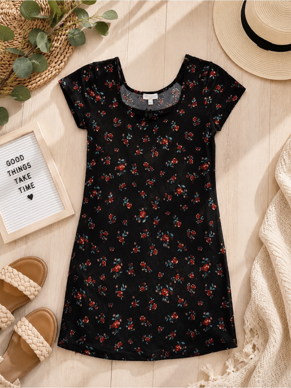 See You Monday Floral Dress